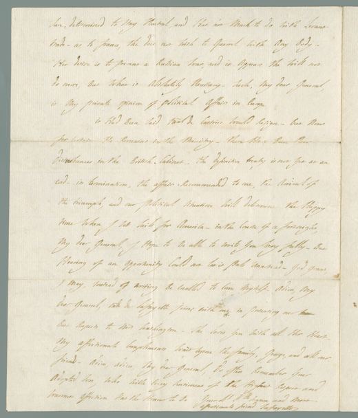 Lafayette to Washington, Chavaniac, p. 4