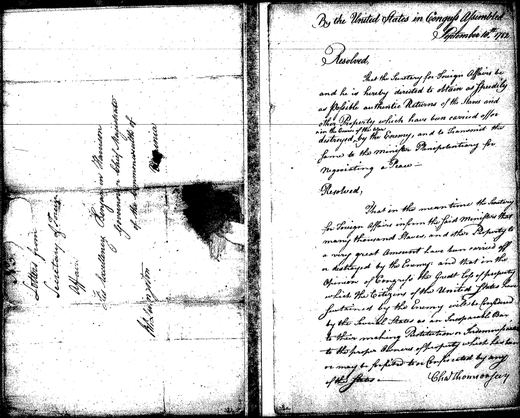 Robert R. Livingston, circular to the governors, with the resolution, Frame 2