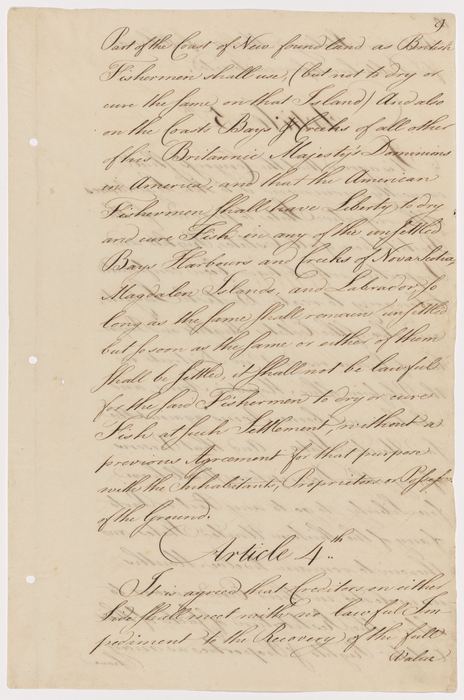Definitive Treaty of Peace (Treaty of Paris), Page 9, Article 4, debts
